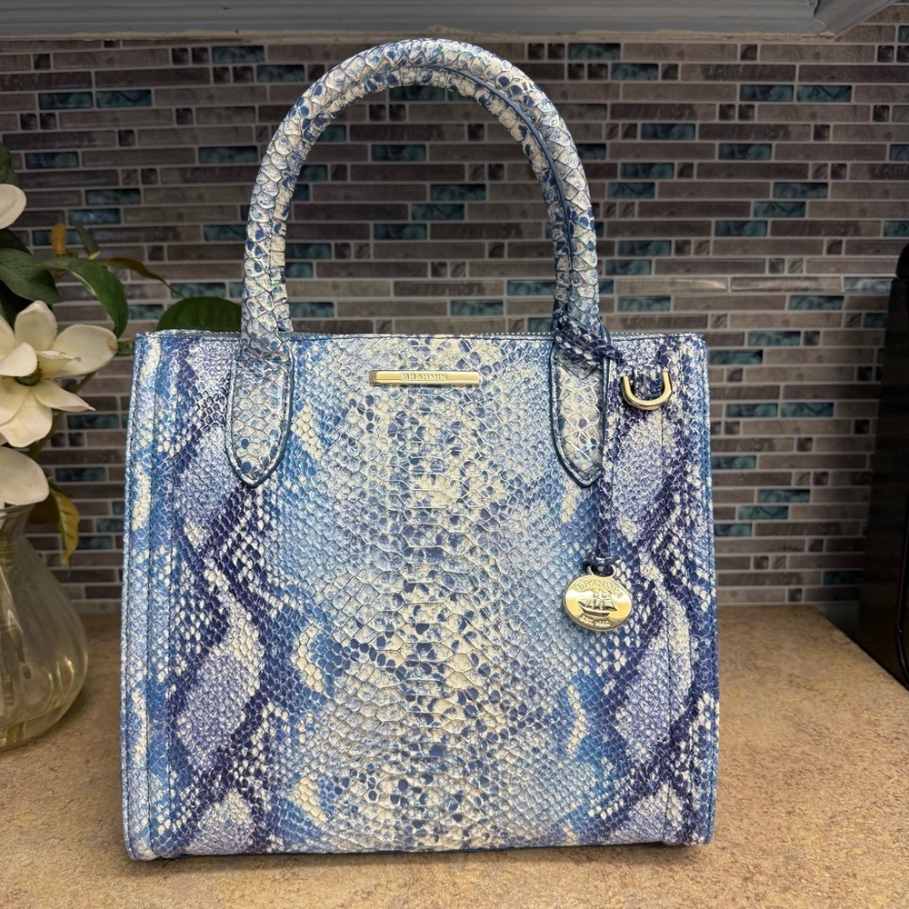 NWT Brahmin Small Caroline Joyful Oceangrove purse - Picture 2 of 7